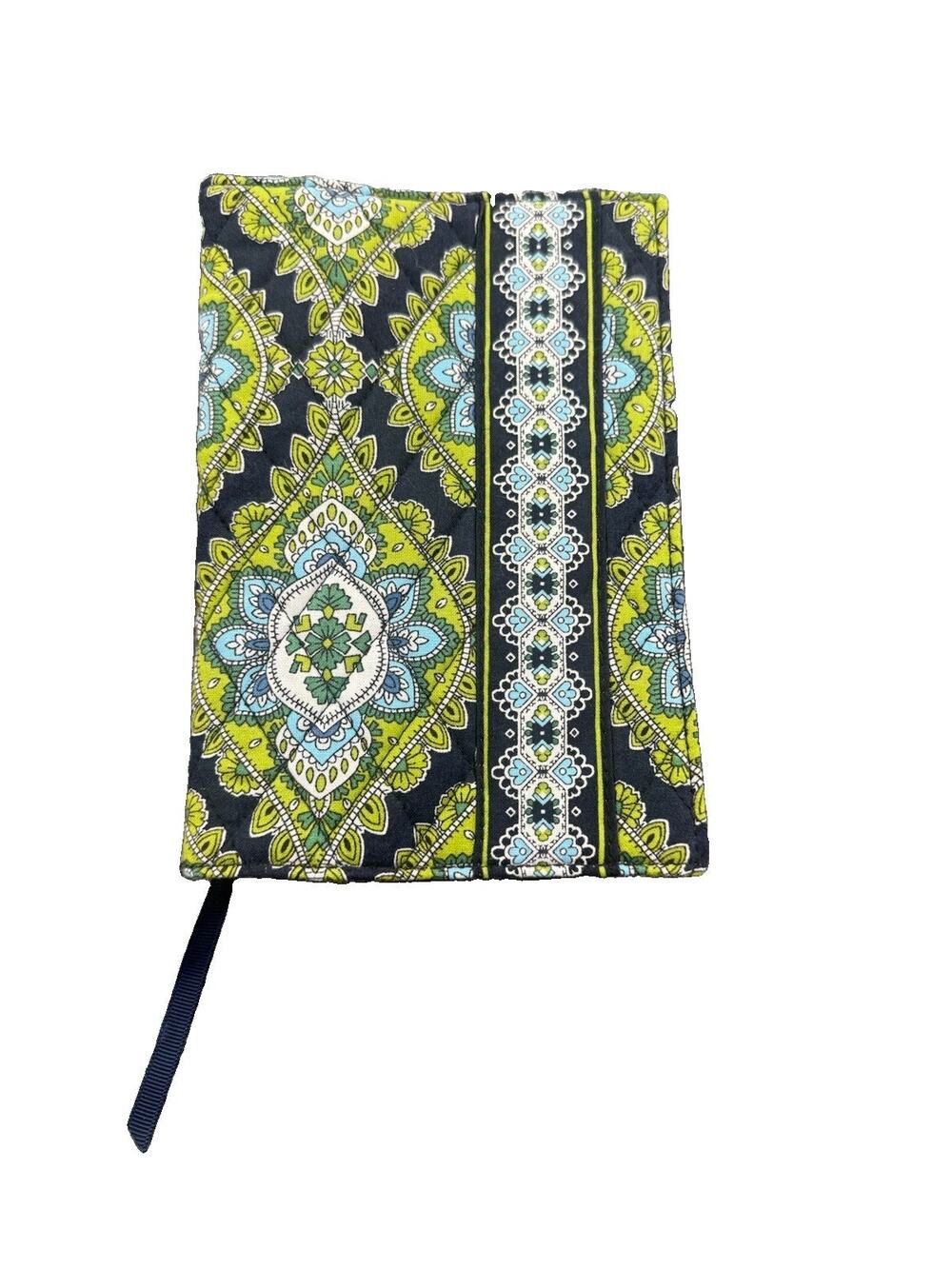 Vera Bradley Cambridge Paperback Book Cover Limited Edition Navy Green NWT